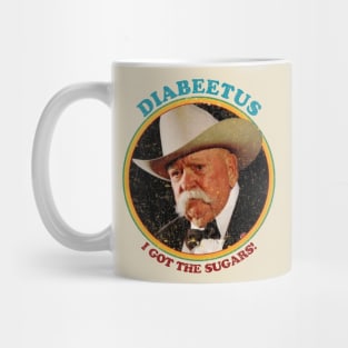 RETRO Vintage STYLE - DIABEETUS I GOT THE SUGARS! Mug